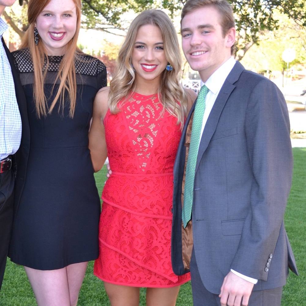 Bcbg red dress